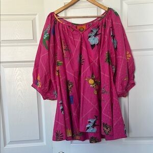 Coniglio palm beach Floral Pink Boho dress